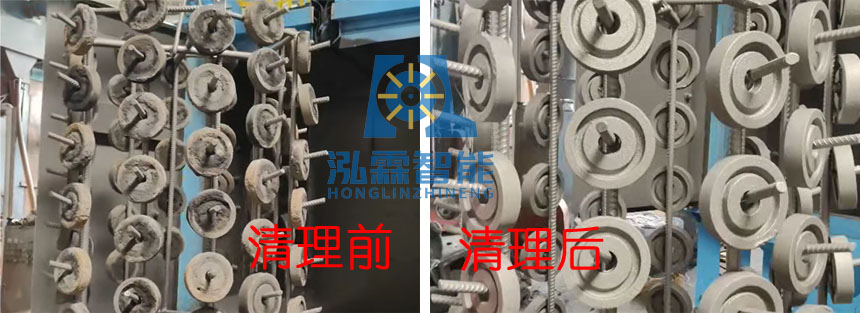 吊钩式抛丸机清理铸件图二